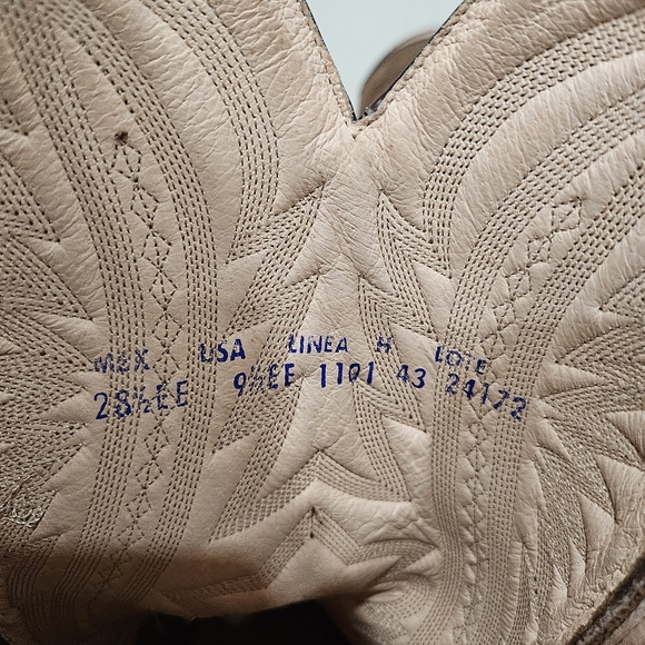 Rudel Western Boots Embroidered Pointed Toe Cowboy Boots Men's Size 9.5 - Picture 16 of 16